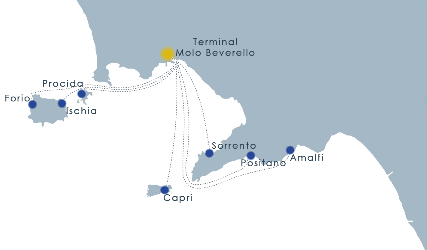 Mappa Golfo di Napoli